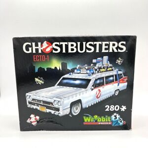 Ghostbusters Ecto-1 Wrebbit 3D Puzzle 280 Pieces Ages 12+ Collectible New in Box